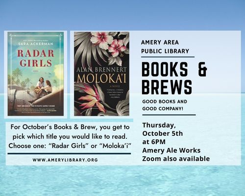 Books & Brews: Moloka’i OR Radar Girls