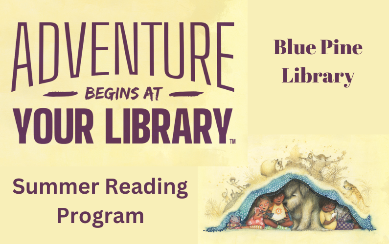 Library summer reading program slogan image