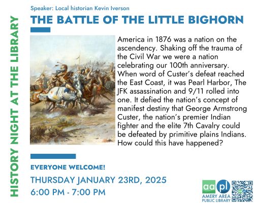 History Night at the Library: The Battle of the Little Bighorn