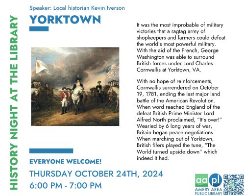 Yorktown lecture