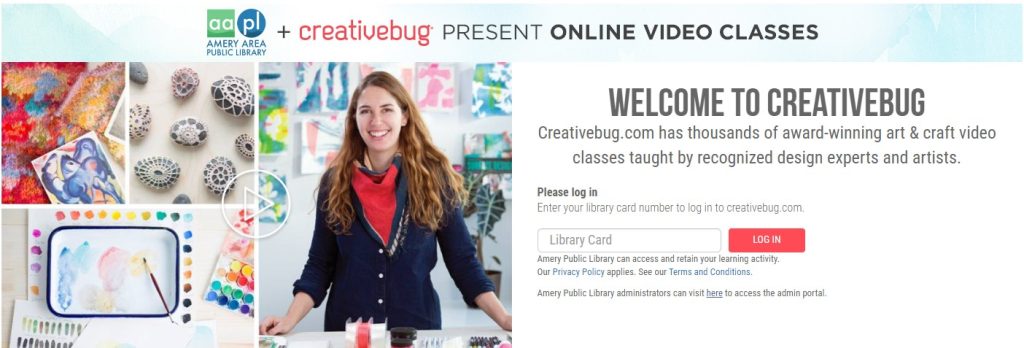 Creativebug - Craft database link