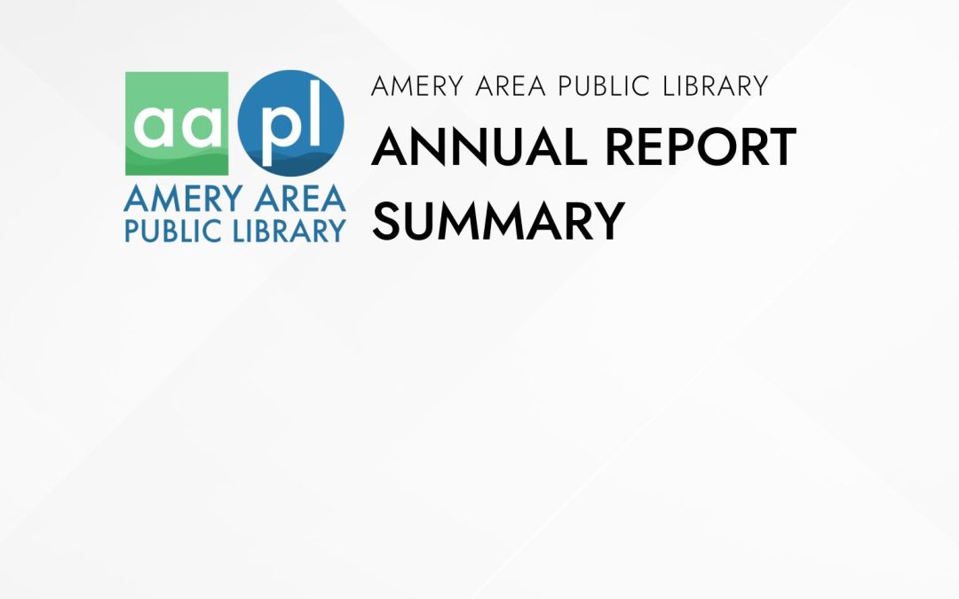 2023 Annual Report Summary Amery Area Public Library